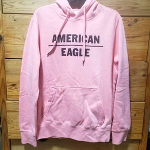 NWOT Pink Sweater with Hoodie Sz Small